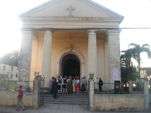 Iglesia de Nuestra señora de la candelaria en el Wajay