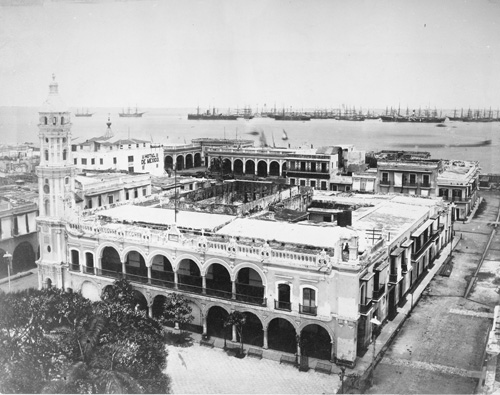 Palacio de Veracruz, hacia 1900