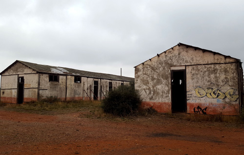 Restos del antiguo campo