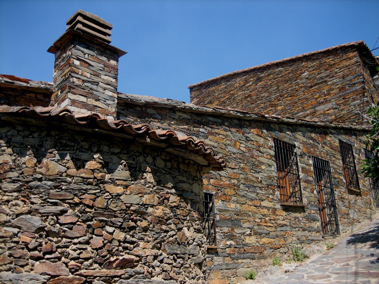 Construcciones típicas de este emblemático pueblo de la sierra madrileña