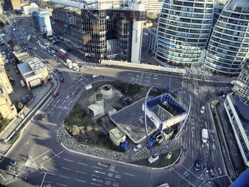 Vista aérea Silicon Roundabout 
