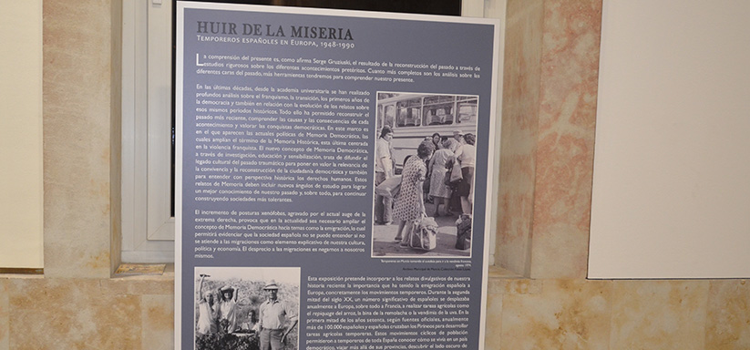 Panel descriptivo de la exposición 