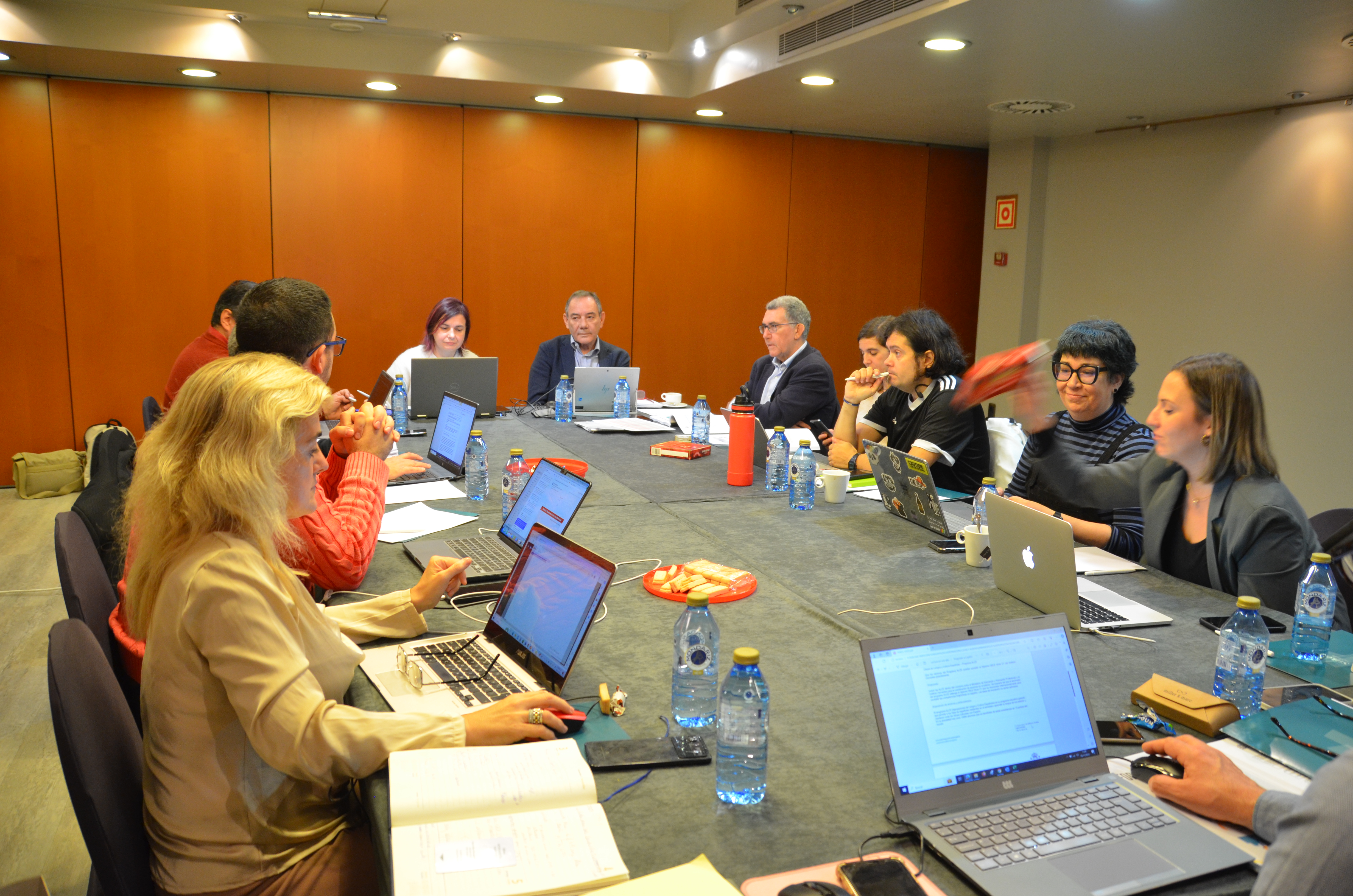 Reunión de la Comisión Permanente en el anterior pleno celebrado en Asturias