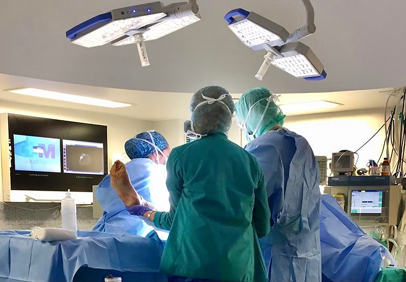 Trabajadores sanitarios