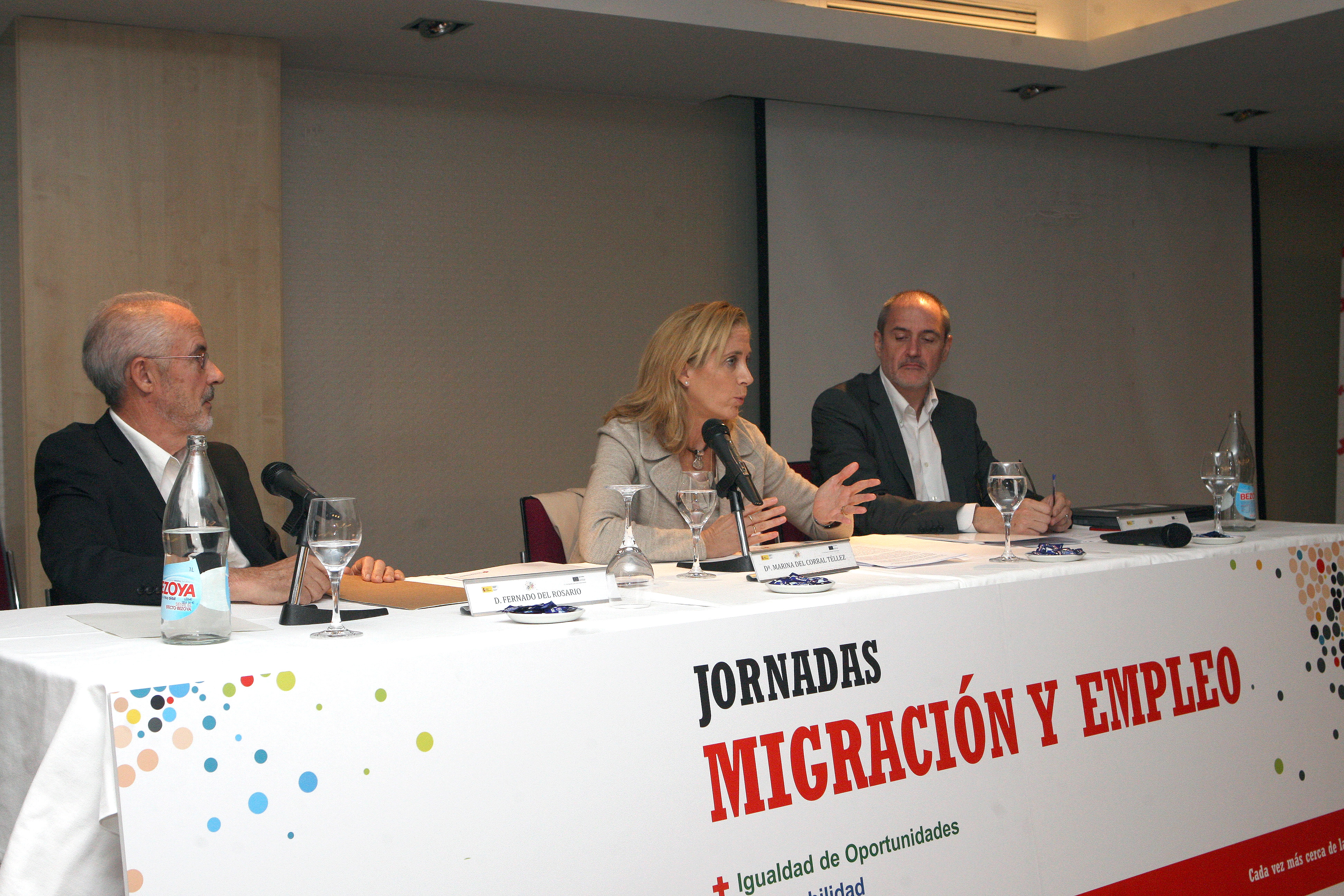Marina del Corral en Jornadas de Migración y Empleo