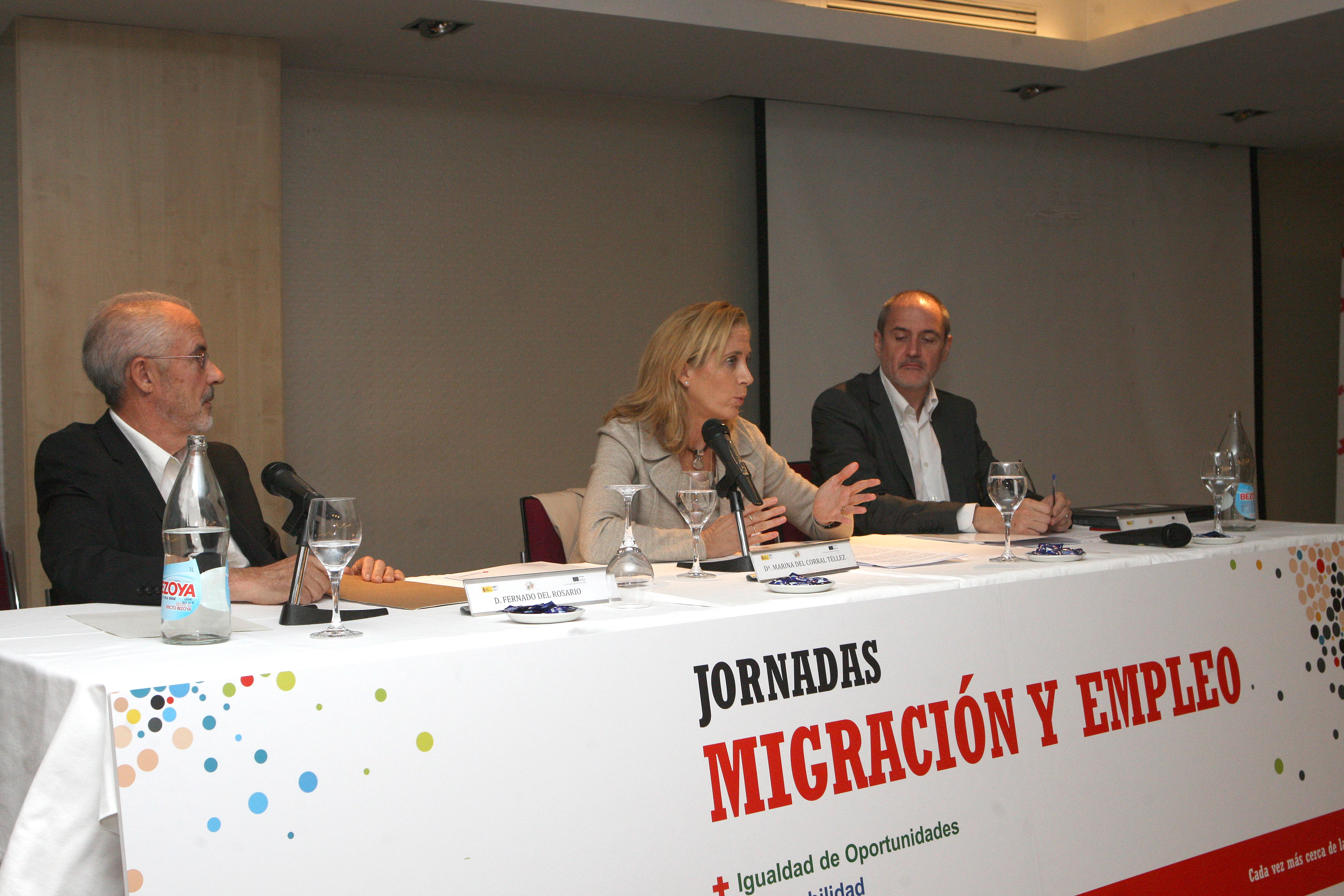 Marina del Corral en Jornadas de Migración y Empleo
