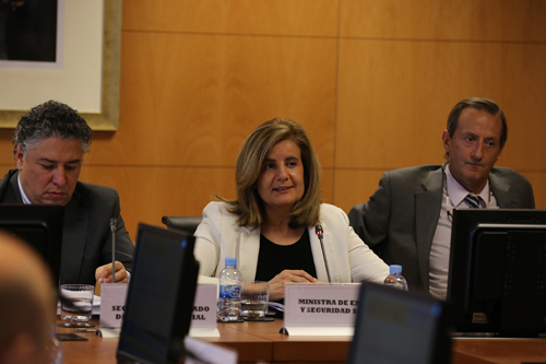 Fátima Báñez en el Consejo General del ISM