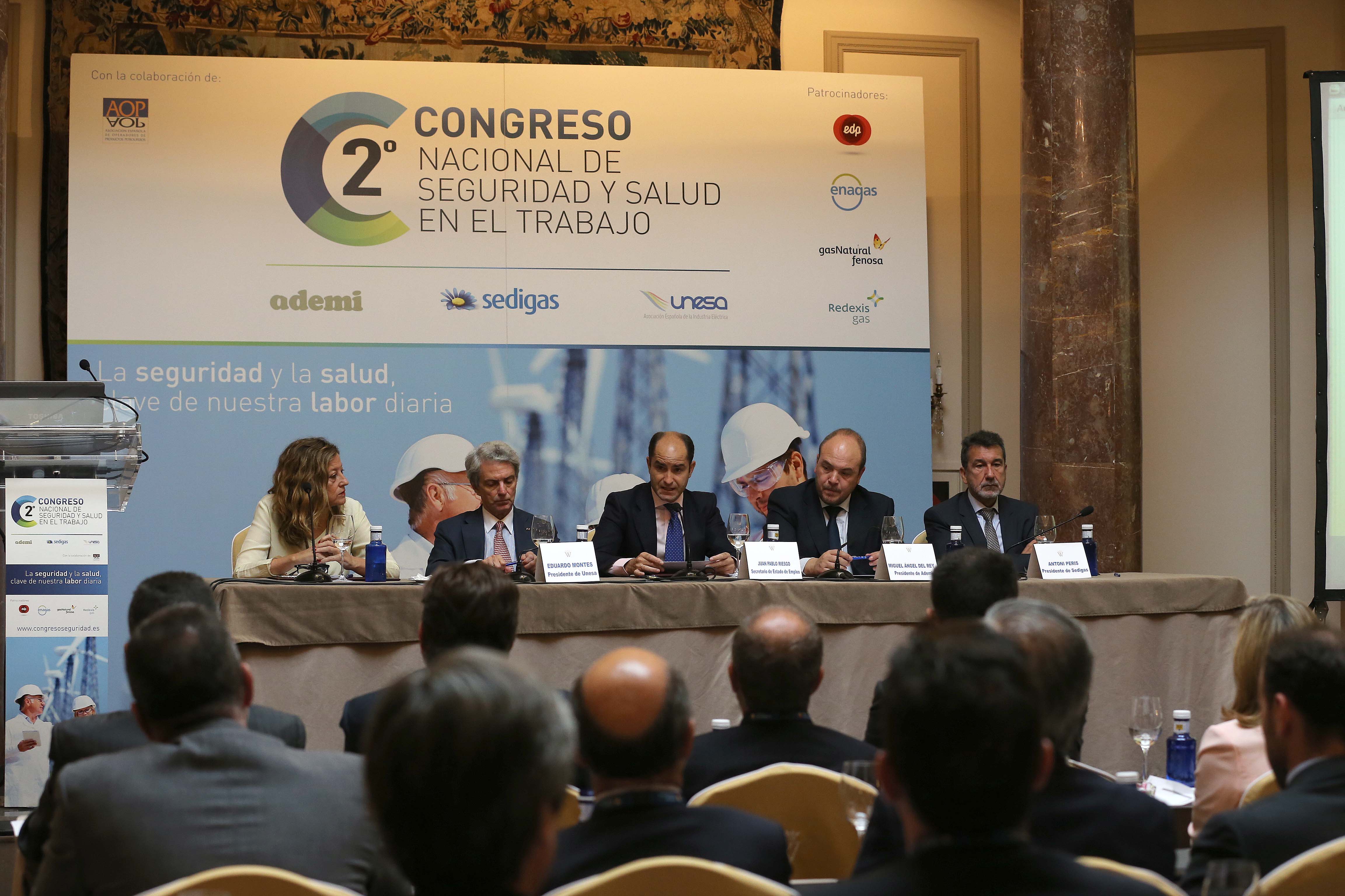 Juan Pablo Riesgo inaugura el 2º Congreso Nacional de Seguridad y Salud en el Trabajo