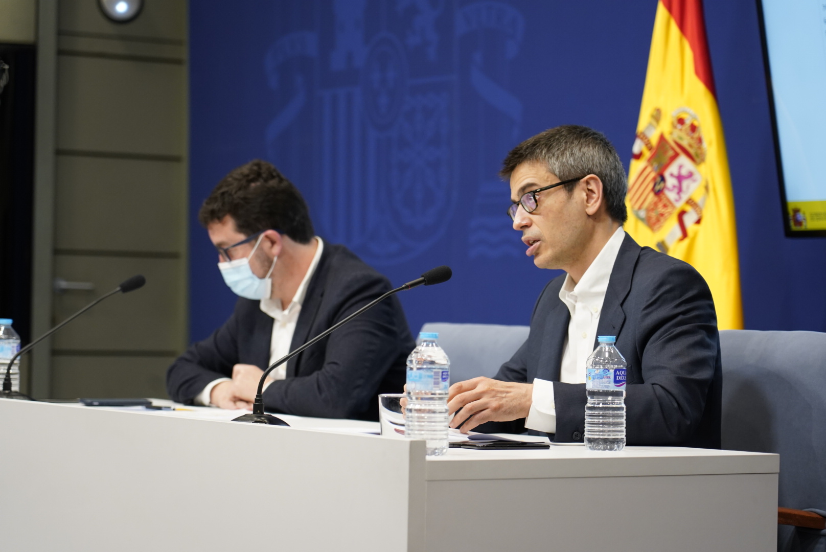 Rueda de prensa de afiliación a la Seguridad Social de abril