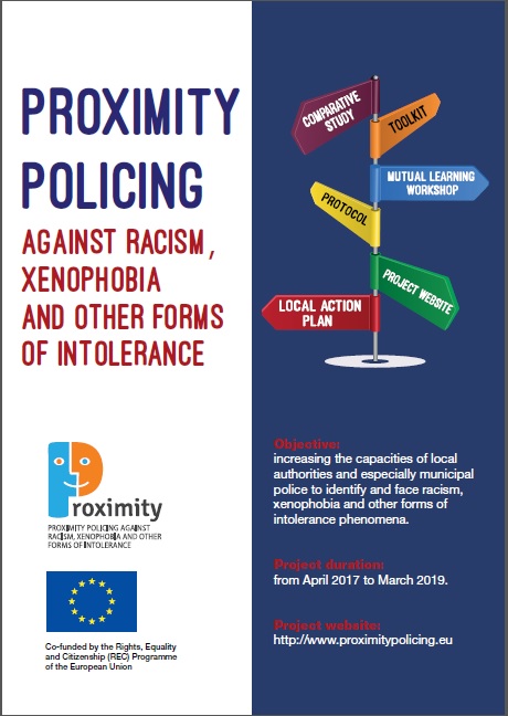 Portada de la publicación 'Policía de Proximidad Contra el Racismo, la Xenofobia y Otras Formas de Intolerancia'