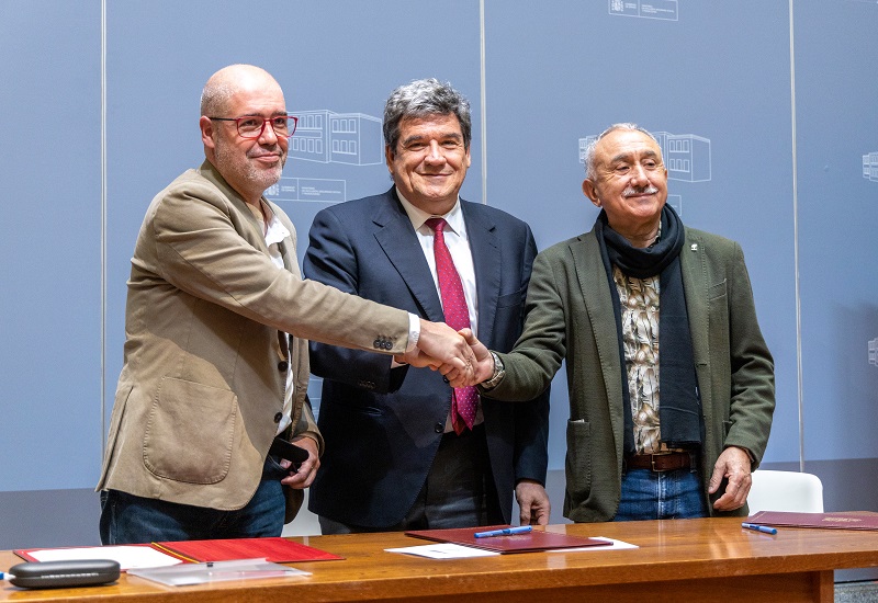 Foto del acuerdo de pensiones