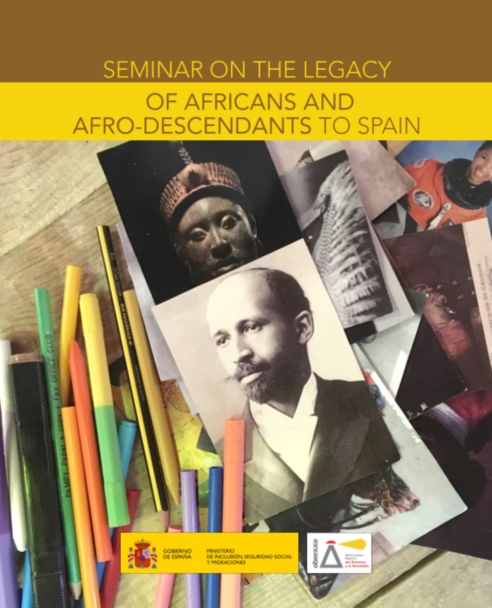Portada de la publicación Seminar on the legacy of africans and afro-descendants to Spain